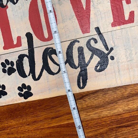 4 for $50🎃 Wooden Decoration Must Love Dogs Home Decor - Picture 6 of 6